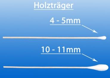 Wattestäbchen kleiner Kopf steril, 100 x 2 Stk.